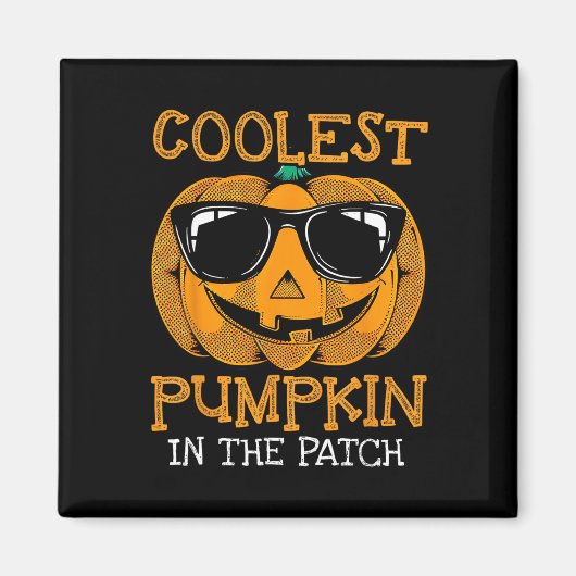 Kind coolste pompoen in de patch peuter Kinder jon Magneet (Voorkant)