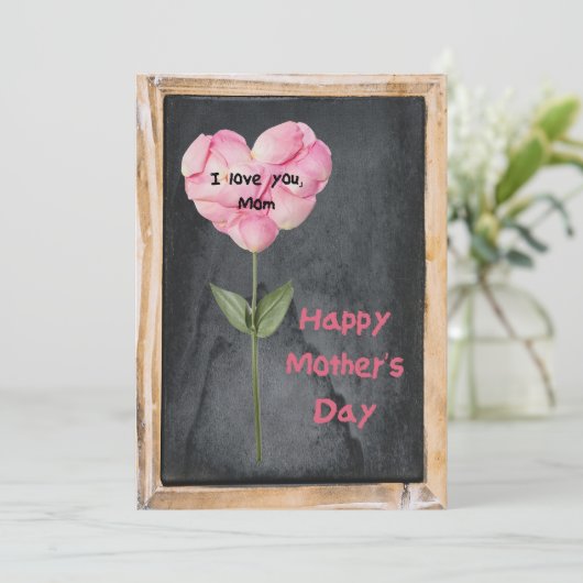 Kind Craft Moederdag Kaart (Staand voorkant)