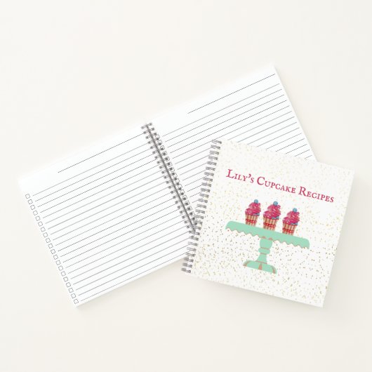  Kind Cupcake Recipe Book Notitieboek (Binnen)