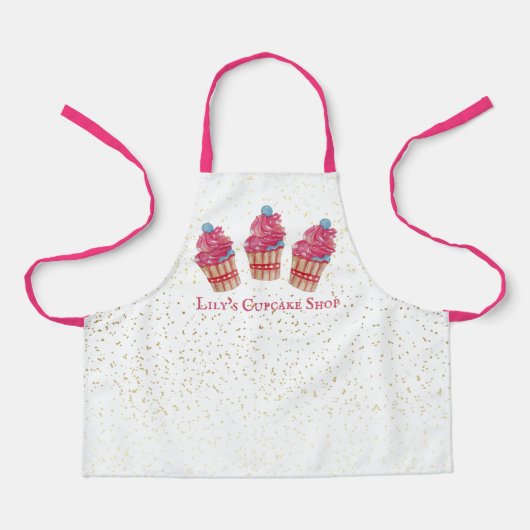 Kind Cupcake-winkel Schort (Voorkant)