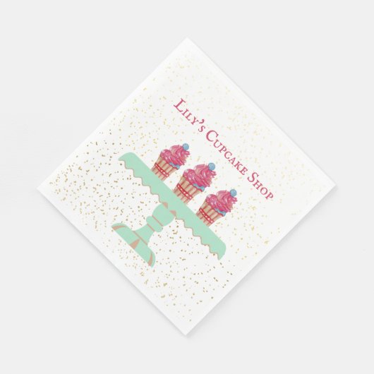 Kind Cupcake-winkel Servet (Hoek)