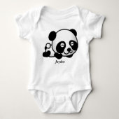 Kind Cute Baby Panda Beer Romper (Voorkant)