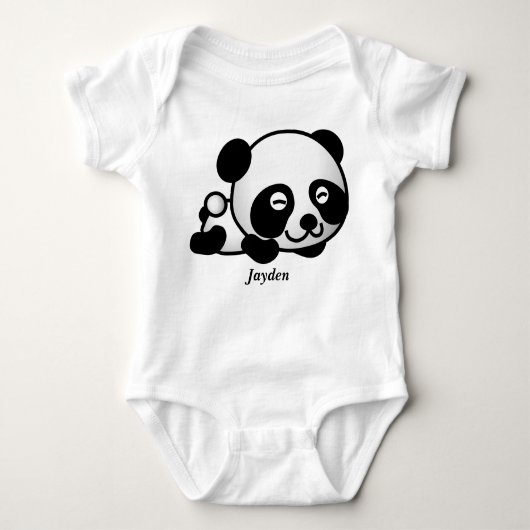 Kind Cute Baby Panda Beer Romper (Voorkant)