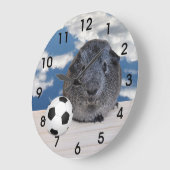Kind: Cute Gray Guinee Voetbal Grote Klok (Hoek)