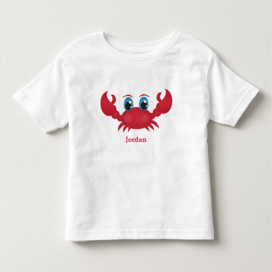 Kind Cute Happy Crab Kinder Shirts (Voorkant)