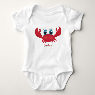 Kind Cute Happy Crab Romper