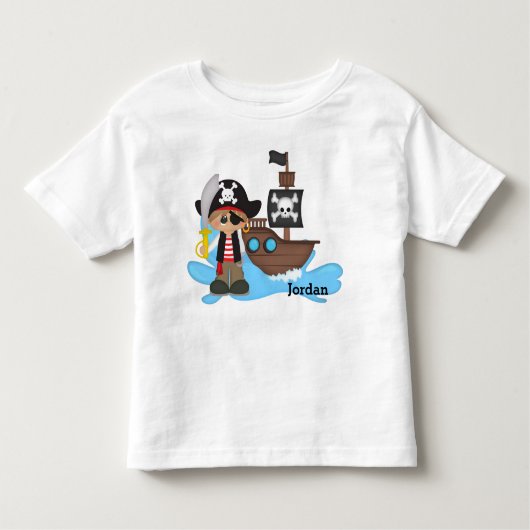 Kind Cute Pirate Boy Kinder Shirts (Voorkant)