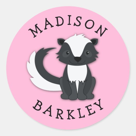 Kind Cute Woodland Envelope Seal Sticker (Voorkant)