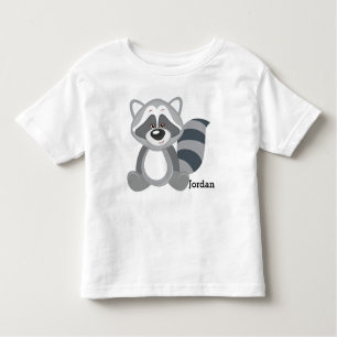Kind Cute Woodland Raccoon Kinder Shirts