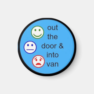 kind dagelijks een routinekaart magneet!!! magneet