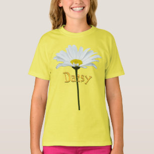 Kind Daisy T-shirt Personaliseer Daisy Flower Shir