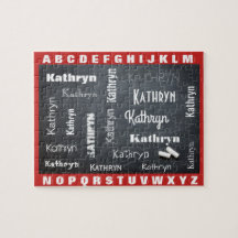 Kind dat aan Spellingnaam leert