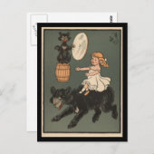 Kind dat een Beer leidt Briefkaart (Voorkant / Achterkant)