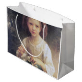 Kind dat een kroon vlecht, Bouguereau Groot Cadeauzakje (Achterkant Gekanteld)