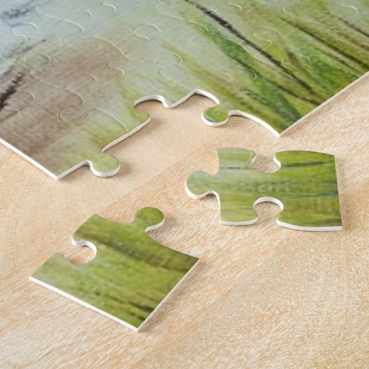 kind dat het schilderij van de waterverf aan de ku legpuzzel (Zijkant)