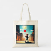 " KIND DAT IN DE ZON WANDELT " TOTE BAG (Achterkant)
