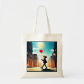 " KIND DAT IN DE ZON WANDELT " TOTE BAG (Voorkant)