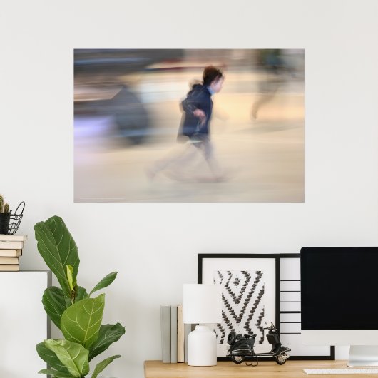 Kind dat ontsnapt uit het Poster Spider Beaubourg  (Thuiskantoor)