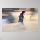 Kind dat ontsnapt uit het Poster Spider Beaubourg  (Voorkant)