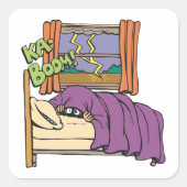 Kind dat zich in de Sticker van het gevlekte vierk (Voorkant)