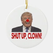Kind dicht dicht Trump Keramisch Ornament (Voorkant)