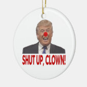 Kind dicht dicht Trump Keramisch Ornament (Links)