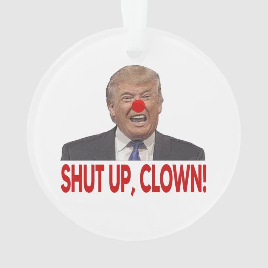 Kind dicht dicht Trump Ornament (achterkant)
