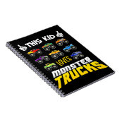 Kind dit Kind houdt van monsterwagens , jongens en Notitieboek (Rechterzijde)