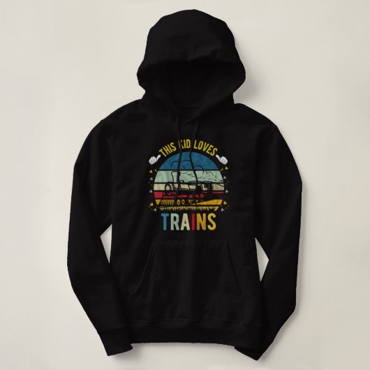 Kind Dit Kind houdt van trainen voor jongens en me Hoodie (Design voorkant)
