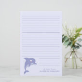 Kind Dolphin Cute Briefpapier (Staand voorkant)
