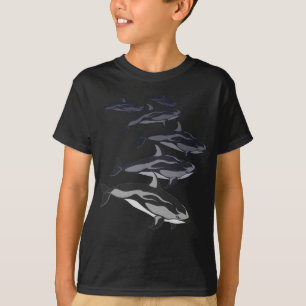 Kind Dolphin Shirt Aangepaste Dolphin Art T-shirts