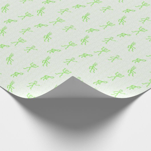 Kind Doodles Schattige geïllustreerd Cadeaupapier (Hoek)