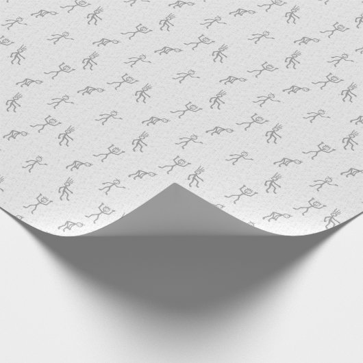 Kind Doodles Schattige geïllustreerd Cadeaupapier (Hoek)