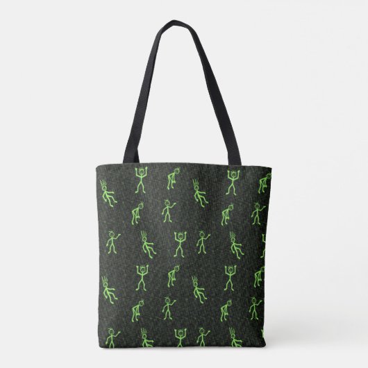 Kind Doodles Schattige geïllustreerd Tote Bag (Achterkant)