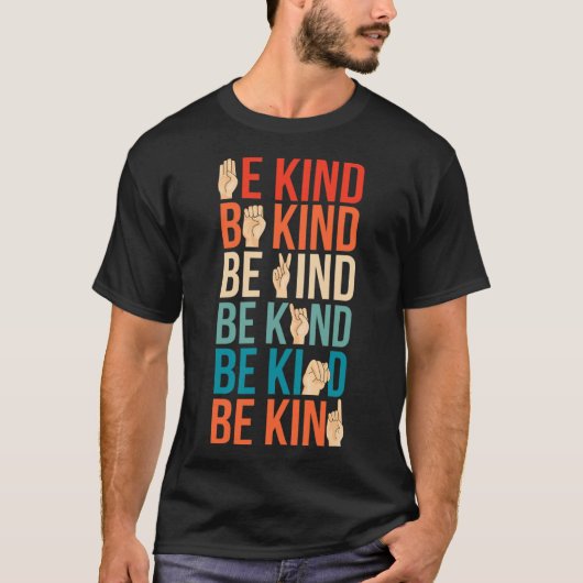 Kind Doof-stom Gebarentaal T-shirt (Voorkant)