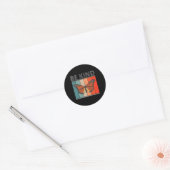 Kind Doof-stom Ronde Sticker (Envelop)