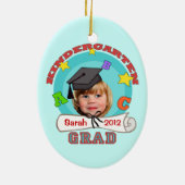 Kind Douane Kindergarten Afstuderen Ornament (Achterkant)