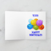  Kind Drum Roll Verjaardag Kaart (Binnen)