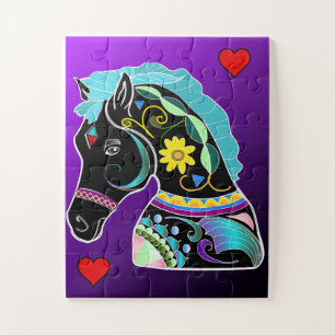 Kind Easy Carousel Horse Puzzle 30 Big Piecks Legpuzzel