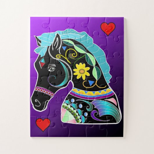 Kind Easy Carousel Horse Puzzle 30 Big Piecks Legpuzzel (Verticaal)