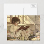  kind Een boek lezen, Jessie Willcox Smith Briefkaart (Voorkant / Achterkant)
