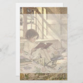 kind Een boek lezen, Jessie Willcox Smith Briefpapier (Voorkant / Achterkant)
