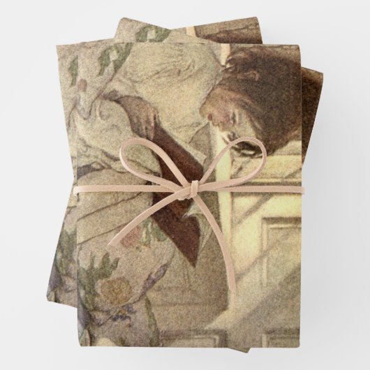  kind Een boek lezen, Jessie Willcox Smith Inpakpapier Vel (In situ)