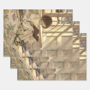  kind Een boek lezen, Jessie Willcox Smith Inpakpapier Vel