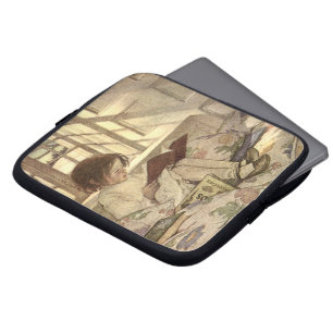  kind Een boek lezen, Jessie Willcox Smith Laptop Sleeve