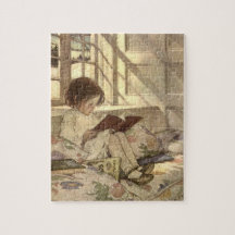  kind Een boek lezen, Jessie Willcox Smith