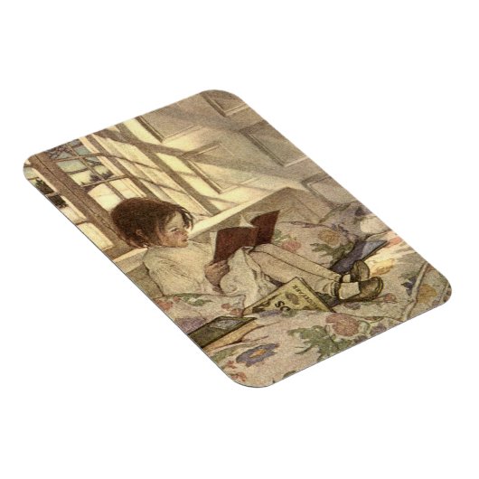  kind Een boek lezen, Jessie Willcox Smith Magneet (Rechterzijde)