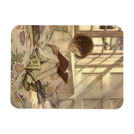 kind Een boek lezen, Jessie Willcox Smith Magneet (Horizontaal)