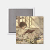 kind Een boek lezen, Jessie Willcox Smith Magneet (Voorkant / Achterkant)