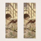  kind Een boek lezen, Jessie Willcox Smith Mini Visitekaartjes (Voorkant /achterkant)